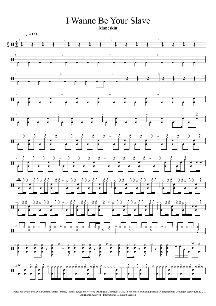 I Wanna Be Your Slave (arr. Cyril Mayer)