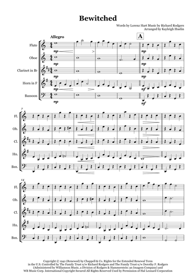 Bewitched (arr. Kayleigh Huelin)