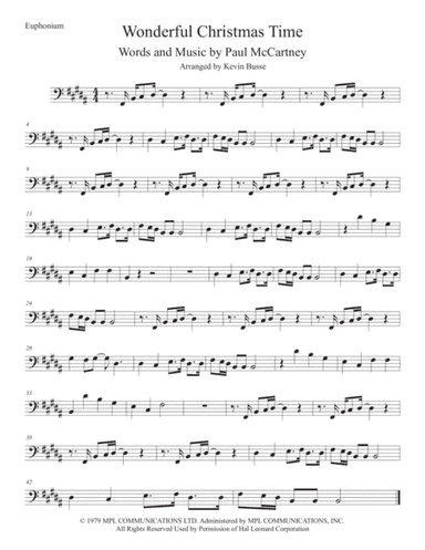 Wonderful Christmastime (arr. Kevin Busse)
