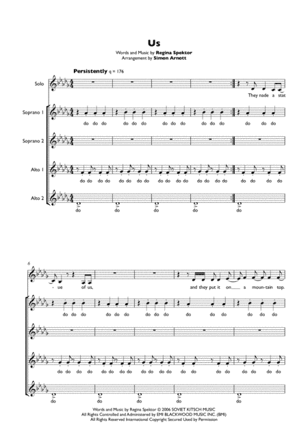 Us (arr. Simon Arnott)