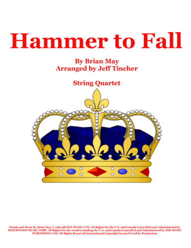 Hammer To Fall (arr. Jeff Tincher)