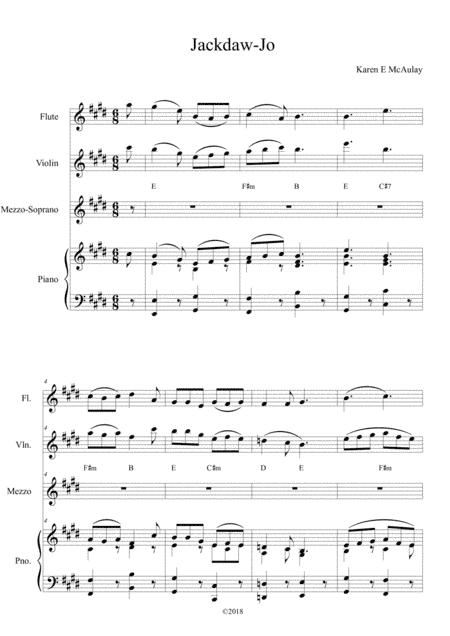 Jackdaw-Jo : a ballad - FULL SCORE