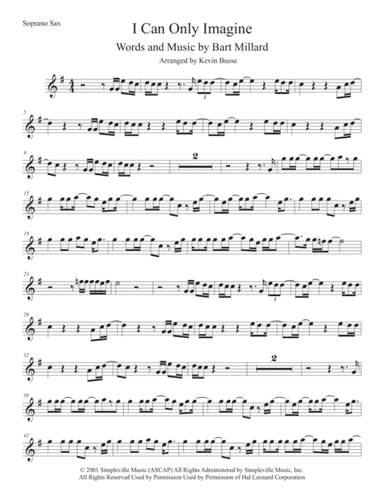 I Can Only Imagine (arr. Kevin Busse)