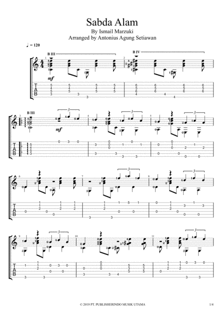 Sabda Alam (arr. Antonius Agung Setiawan)