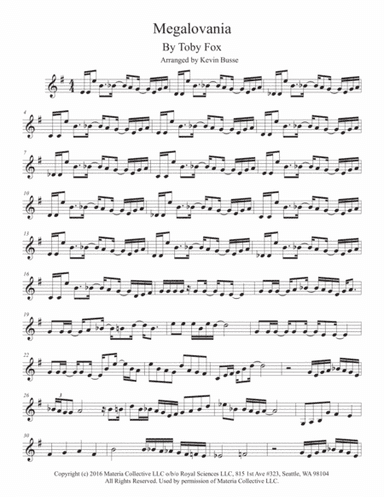 MEGALOVANIA (from Undertale) (arr. Kevin Busse)