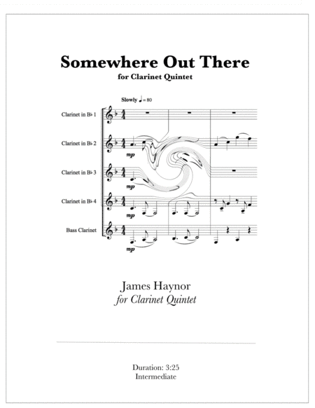 Somewhere Out There (arr. James Haynor)