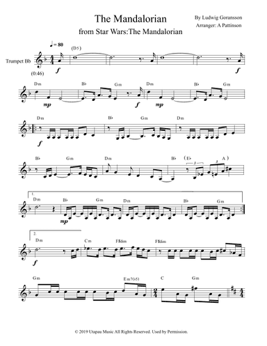 The Mandalorian (arr. Andrew Pattinson)