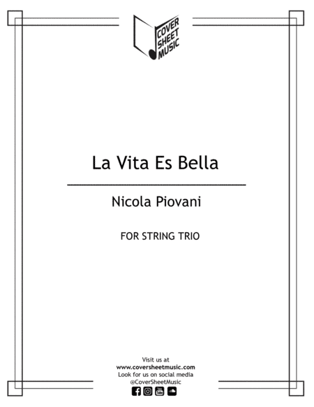 Life Is Beautiful (la Vita E Bella) (arr. Jose Quintana)