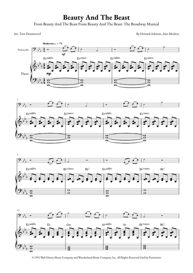 Beauty And The Beast (arr. Tom Drummond)