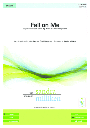 Fall On Me (original Version) (arr. Sandra Milliken)