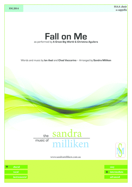 Fall On Me (original Version) (arr. Sandra Milliken)