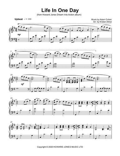 Life In One Day (arr. Kristen Allred)