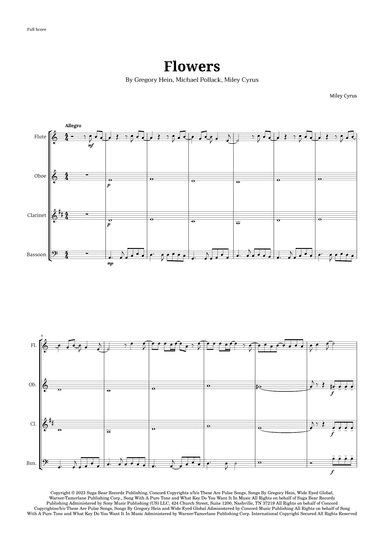 Flowers (arr. Langanho)