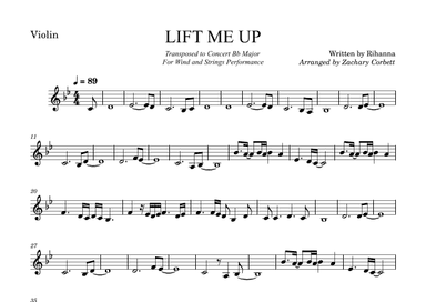 Lift Me Up (arr. Zachary Corbett)