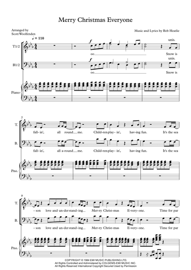 Merry Christmas Everyone (arr. Scott Woolfenden)