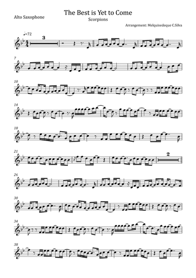 The Best Is Yet To Come (arr. Melquisedeque C.Silva)