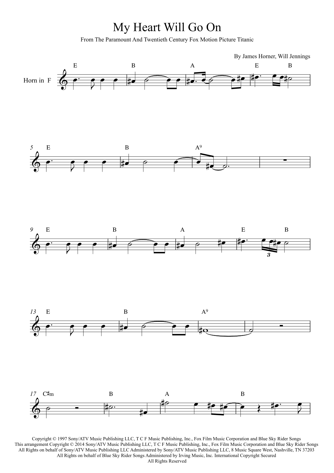 My Heart Will Go On (love Theme From 'titanic') (arr. Karen Gueiros)