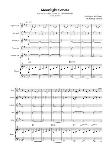 Moonlight Sonata (arr. Rodrigo Faleiros)