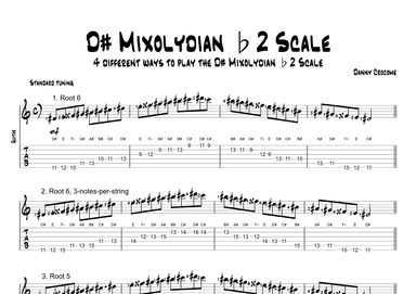D# Mixolydian b2 Scale (4 Ways to Play)