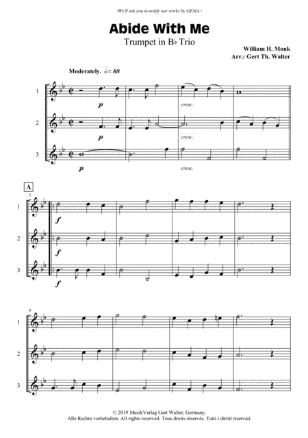 Abide With Me (arr. Gert Th. Walter)