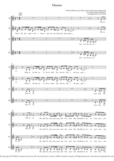 Heroes (arr. Lucia Kiel)
