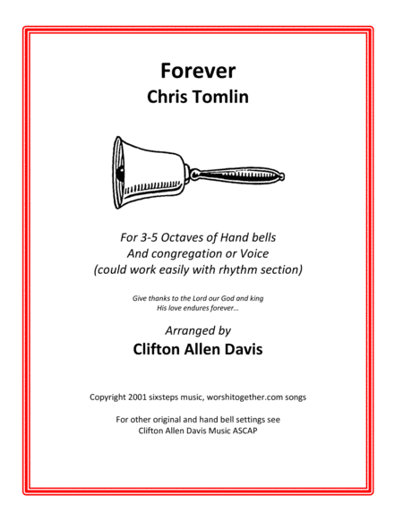 Forever (arr. Clifton Davis)