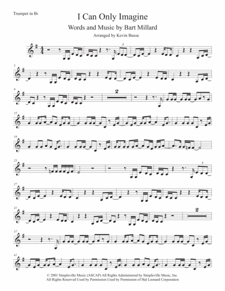 I Can Only Imagine (arr. Kevin Busse)