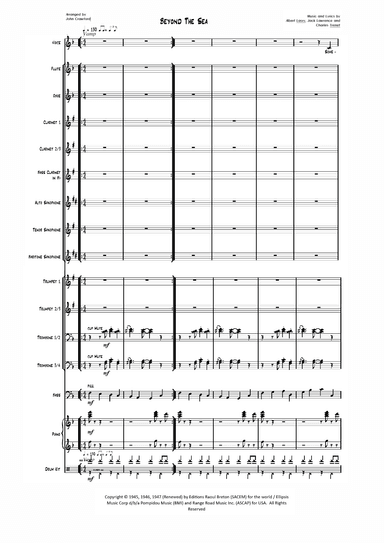 Beyond The Sea (arr. John Crawford)
