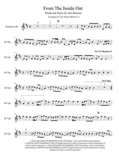 From The Inside Out (arr. José Daniel Morales A.)