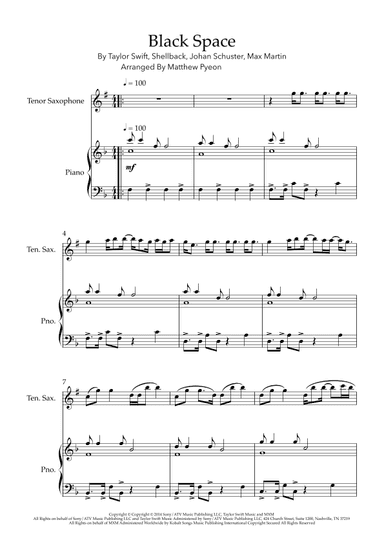 Blank Space (arr. Matthew pyeon)