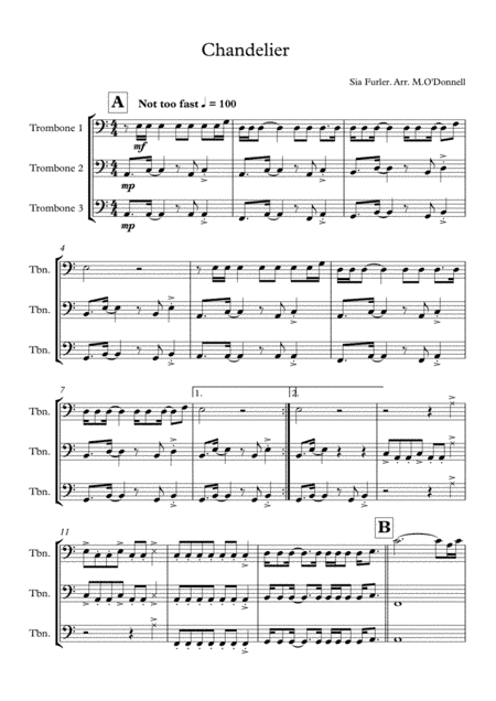 Chandelier (arr. Michael O'Donnell)