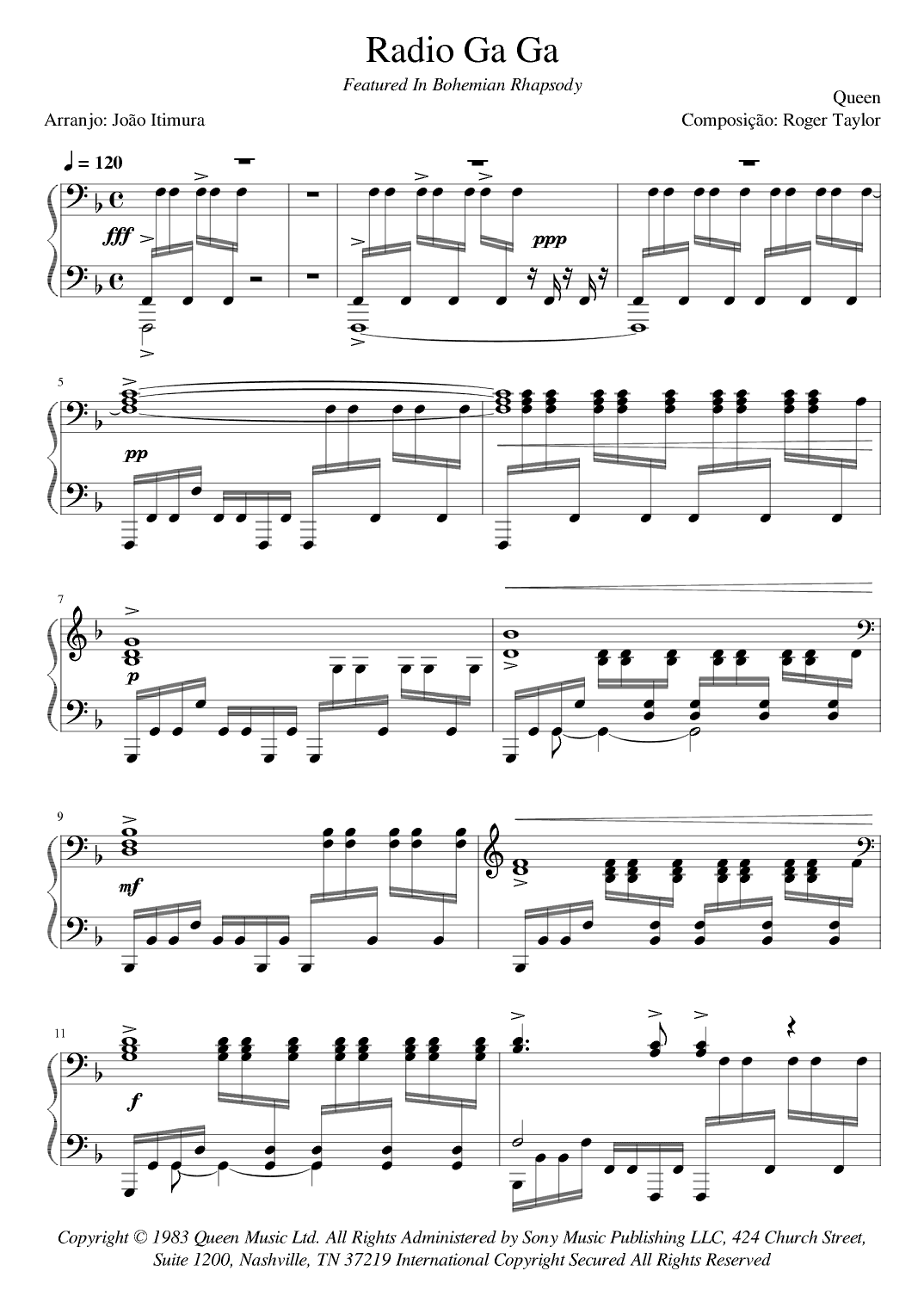 Radio Ga Ga (arr. João Itimura)