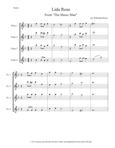 Lida Rose (arr. Rebekah Henry)