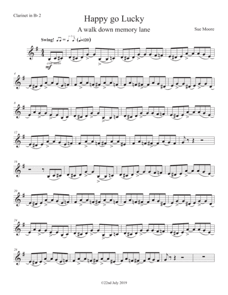 Happy Go Lucky Clarinet 2