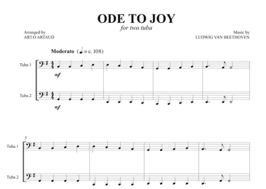 Ode to Joy (arr. Art.o Artaud)