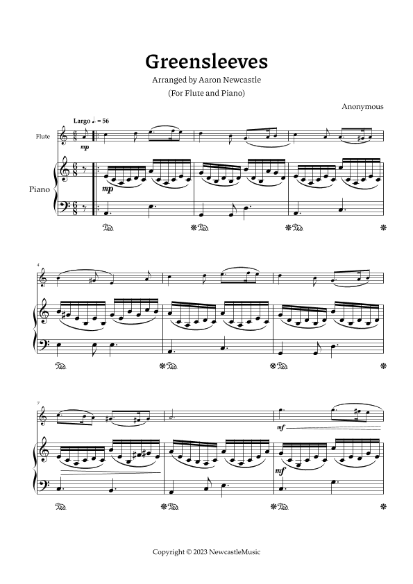 Greensleeves (arr. Aaron Newcastle)
