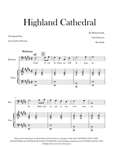 Highland Cathedral (arr. Luís Gustavo Rossato)