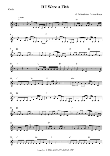 If I Were A Fish (arr. Wesley S. SIlva)