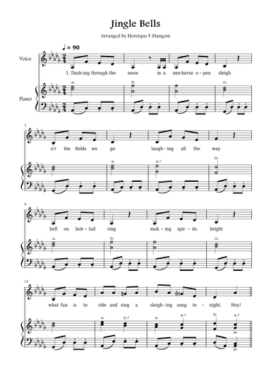 Jingle Bells (arr. Henrique F Mangoni)