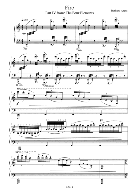 Fire : Part IV of The Elements Easier Version