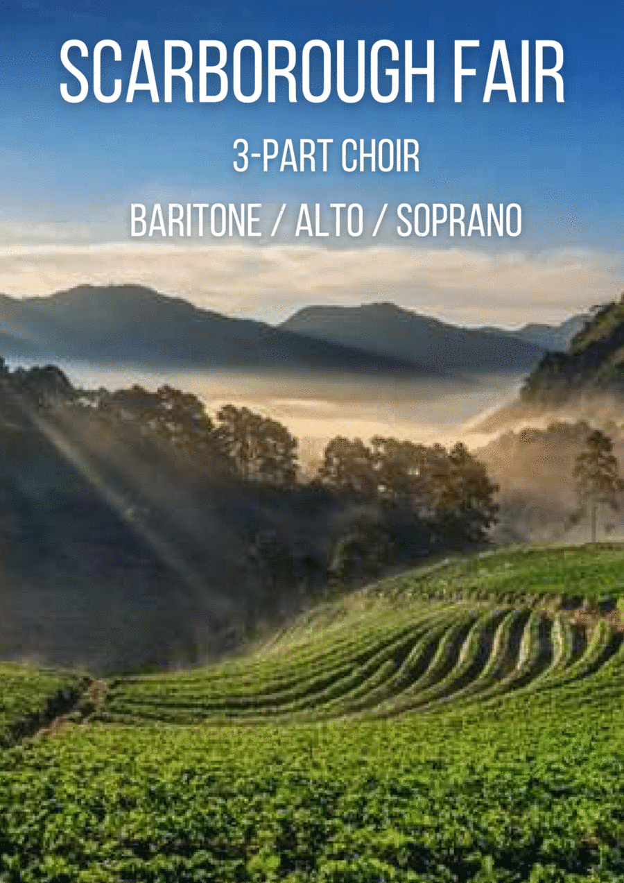 Scarborough Fair - Traditional English Folk Song (3-part Choir SAB) (arr. André Laitano)