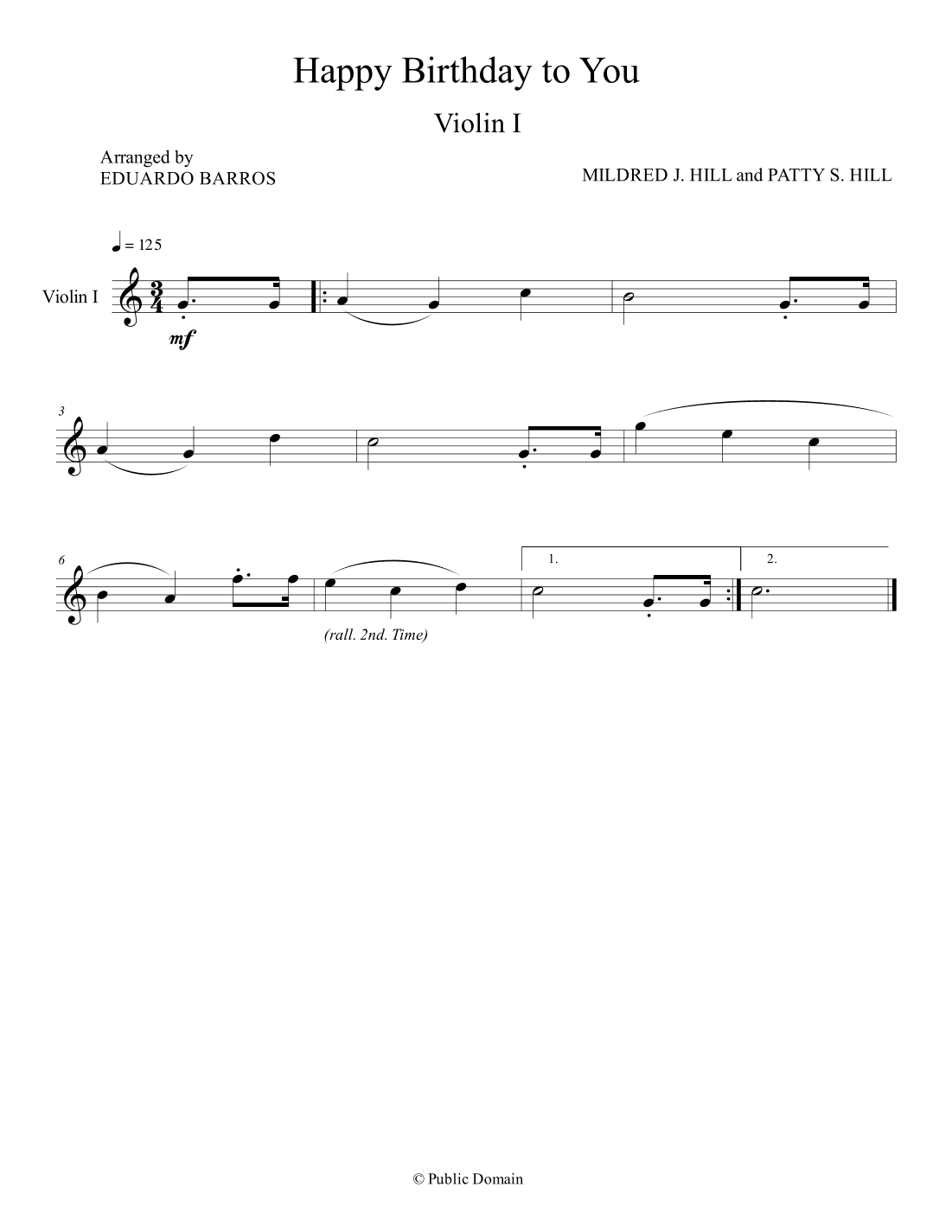 Happy Birthday to You (For String Quartet with Piano accompaniment and Chords) (arr. Eduardo Barros)