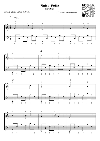 Noite feliz (arr. Sérgio Matias da Cunha)
