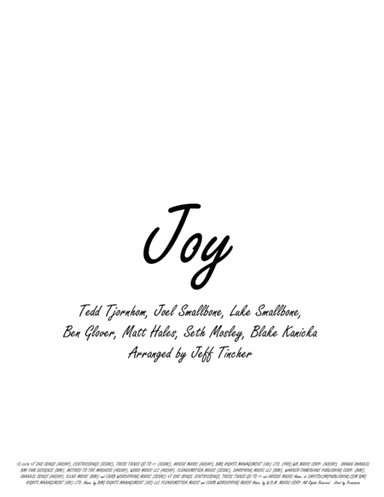 Joy (arr. Jeff Tincher)