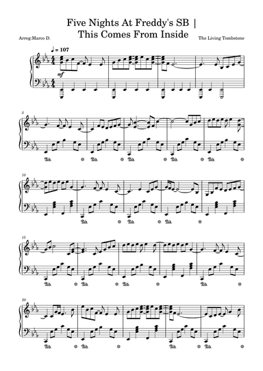 This Comes From Inside (arr. Marco D.)