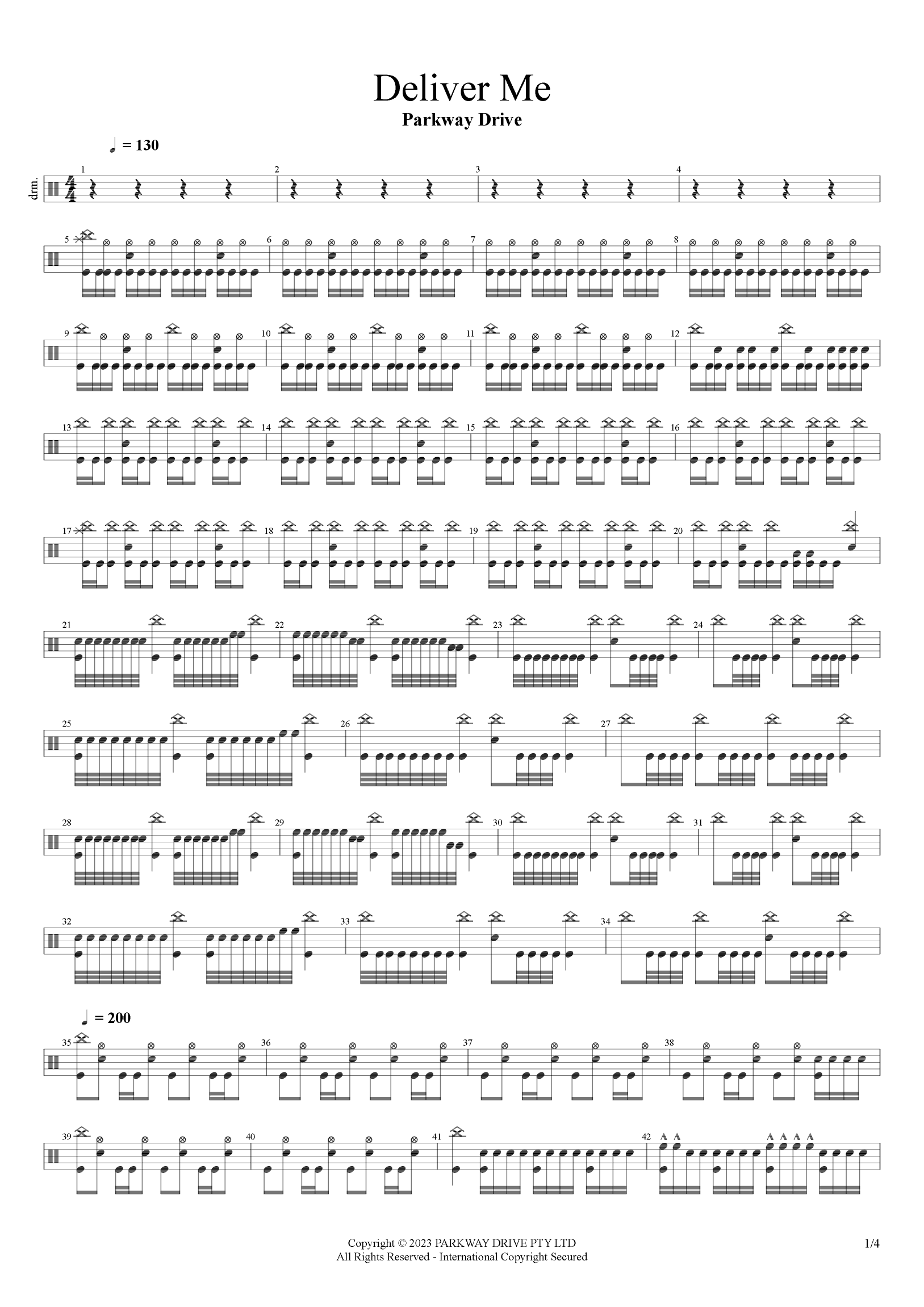 Deliver Me (arr. Cyril Mayer)