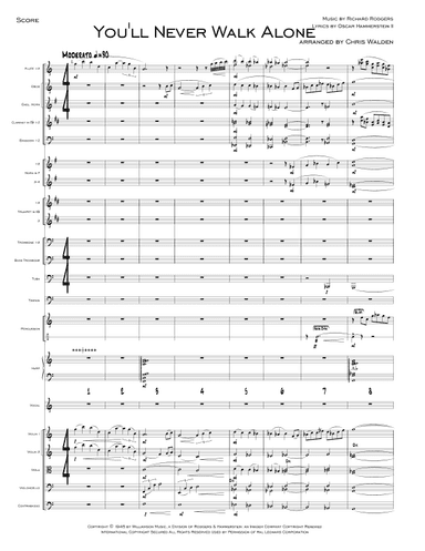You'll Never Walk Alone (arr. Chris Walden)