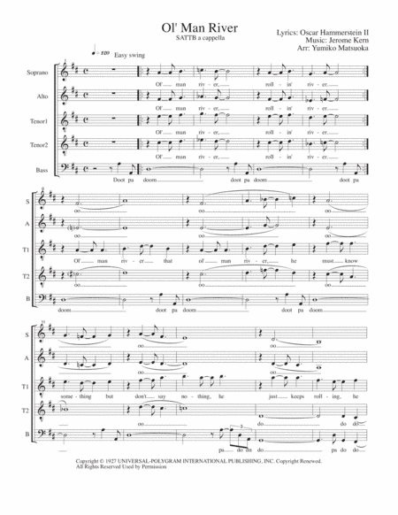 Ol' Man River (arr. Yumiko Matsuoka)