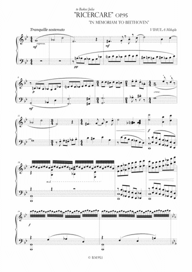 Ricercare (in memoriam to Beethoven)