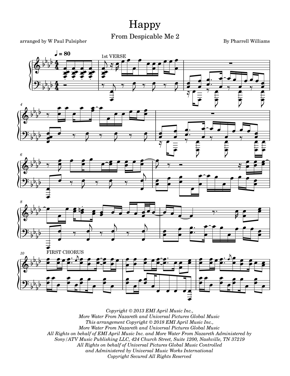 Happy (arr. W Paul Pulsipher)